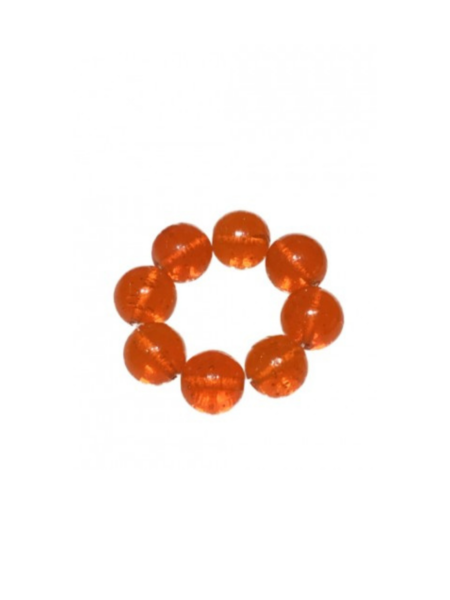 Serviettring i glass - Oransje
