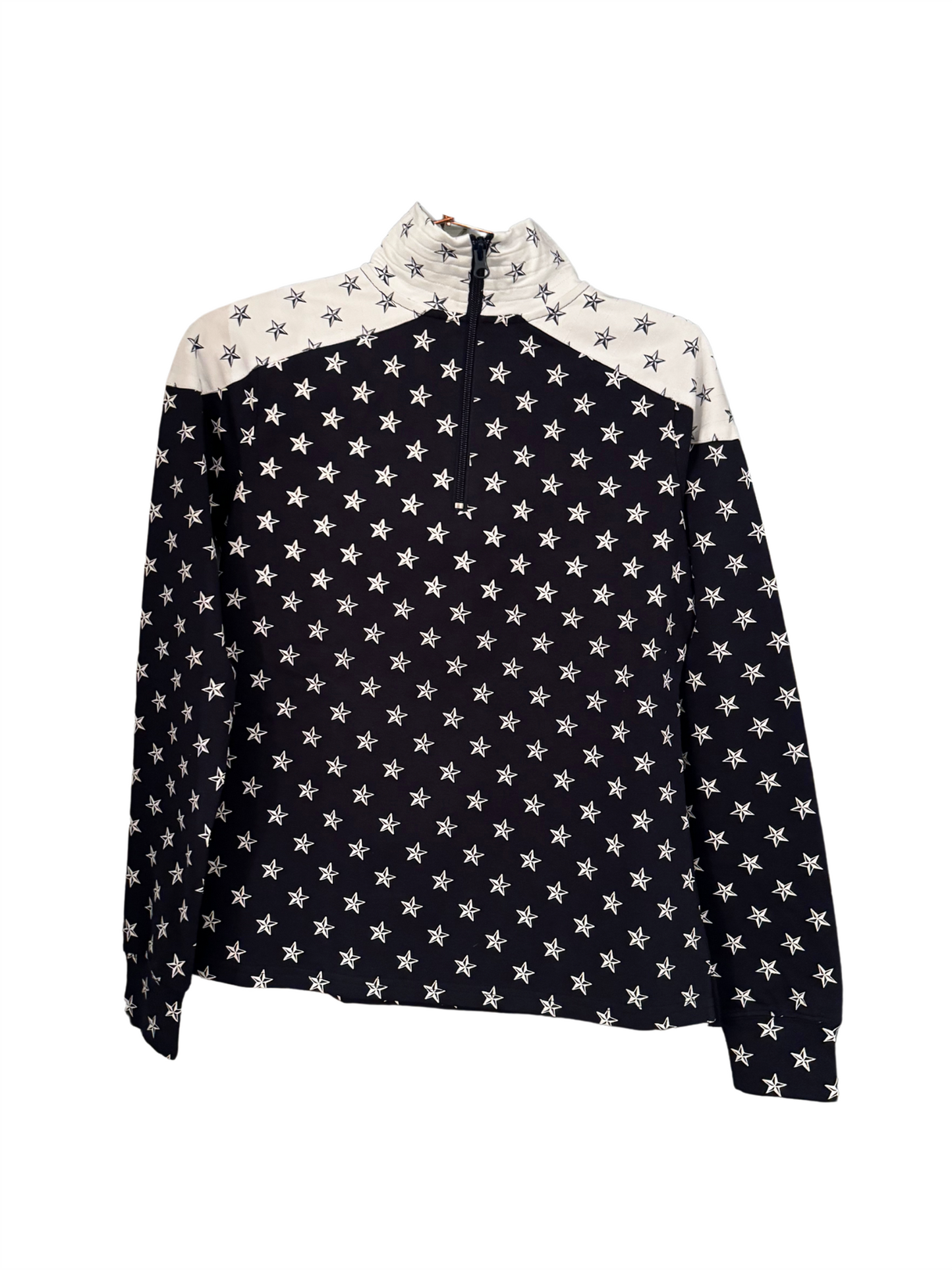 Below Zero Jumper Cotton - Navy W White Stars
