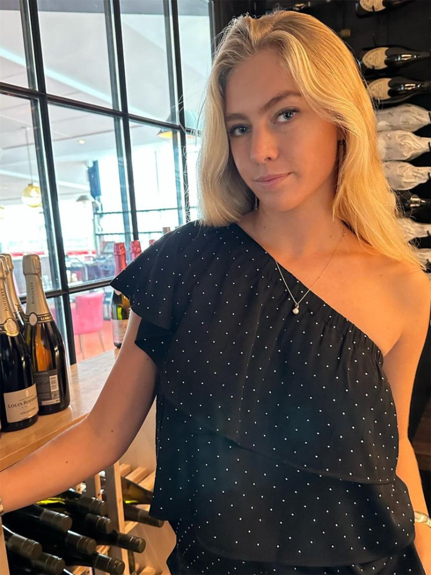 Bianca Blouse - Black - at home