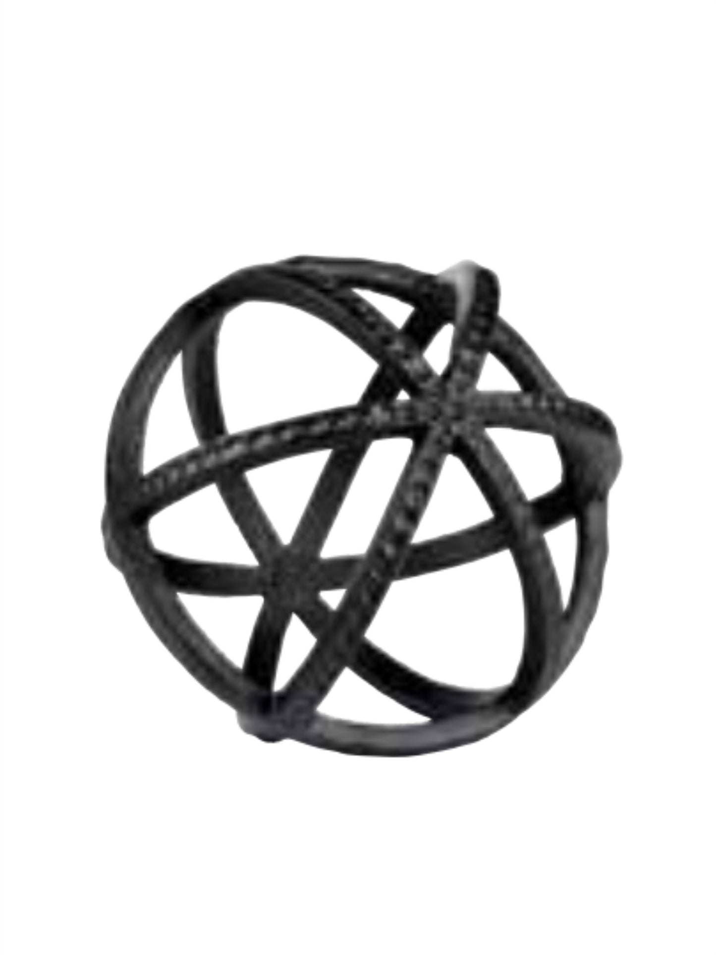 Deko Ball Metall Stor - Black - at home