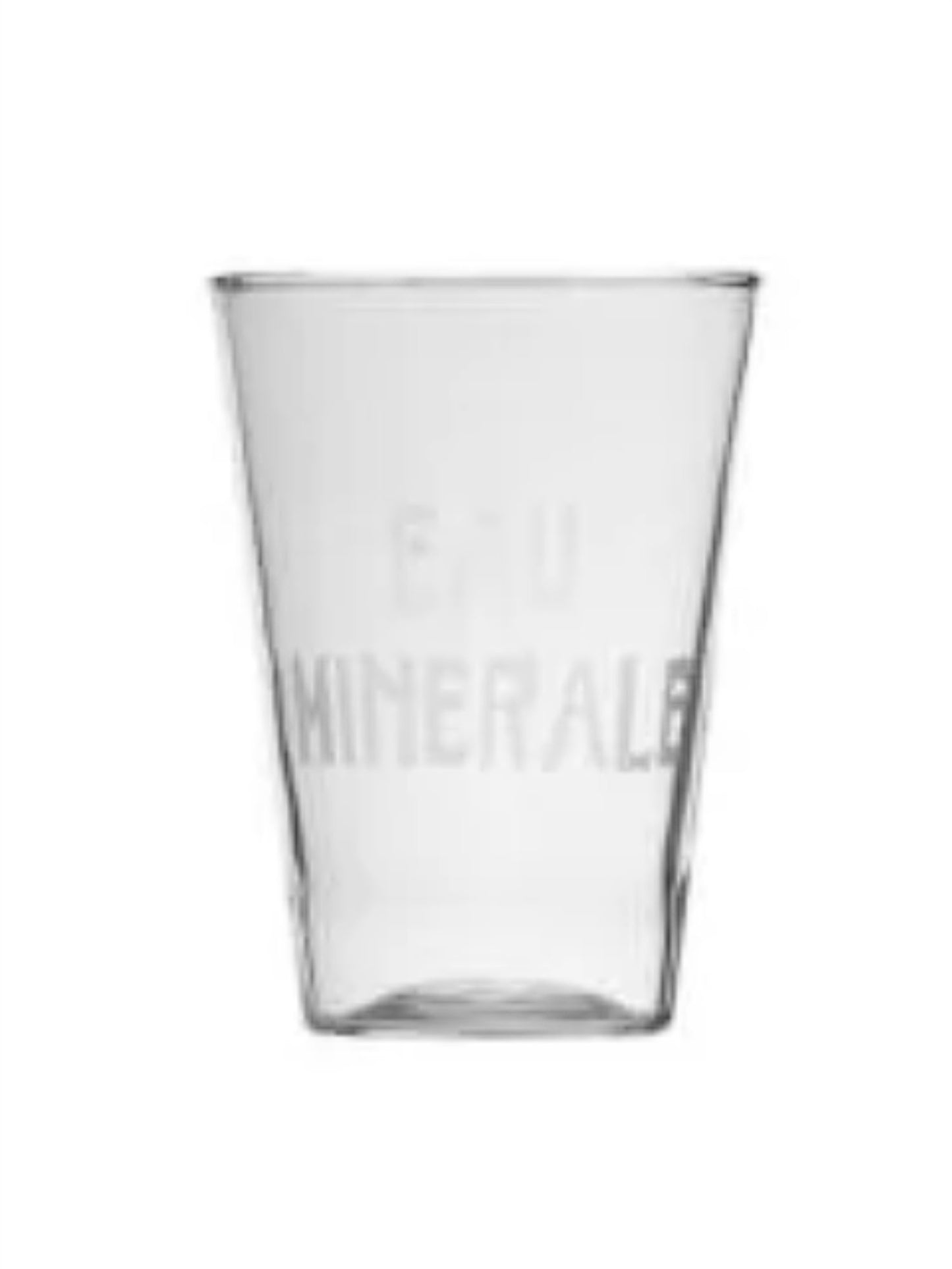 Glass - Eau Minerale - at home