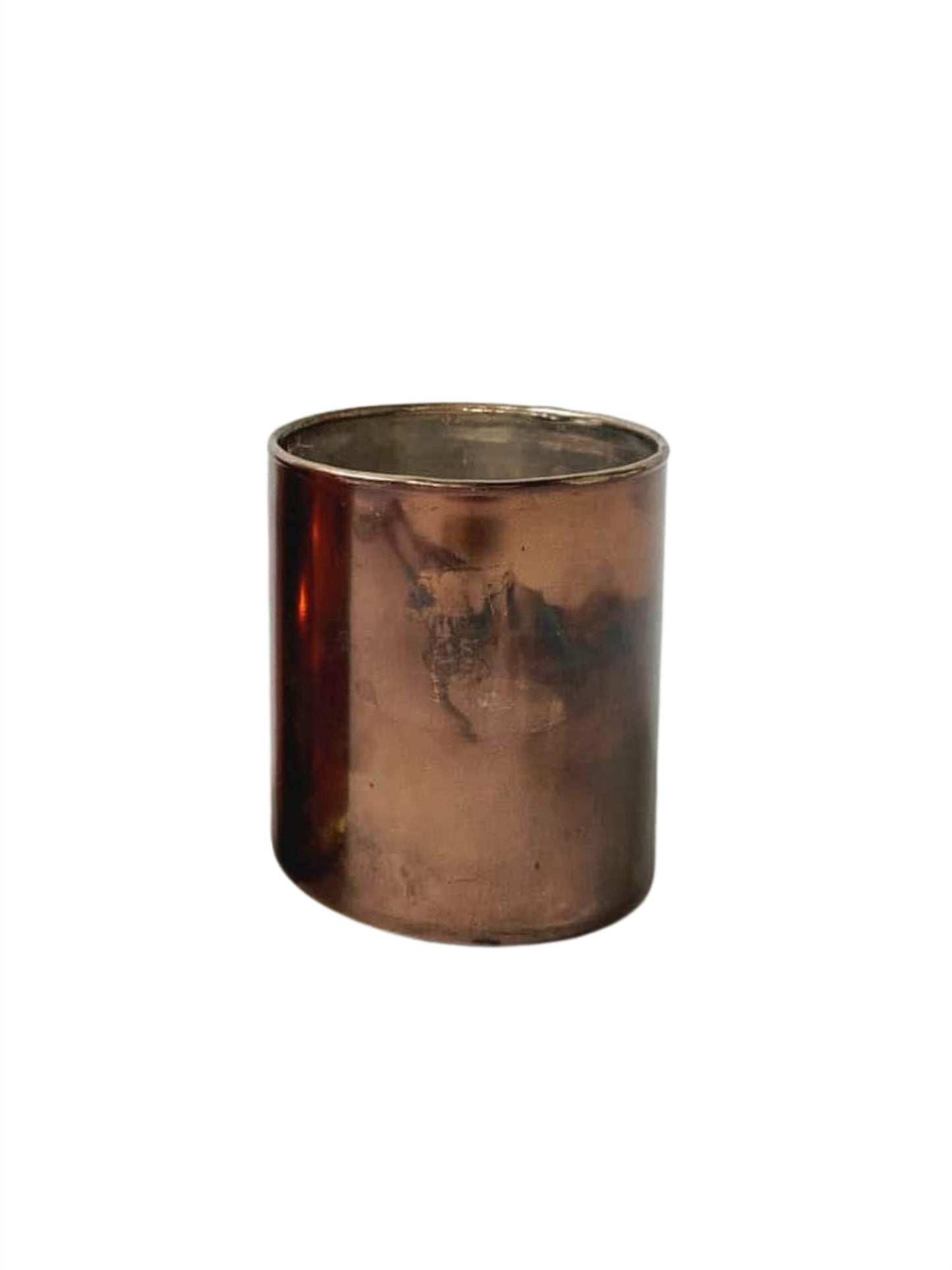 Lysglass 8cm Oksidert - Brun - at home