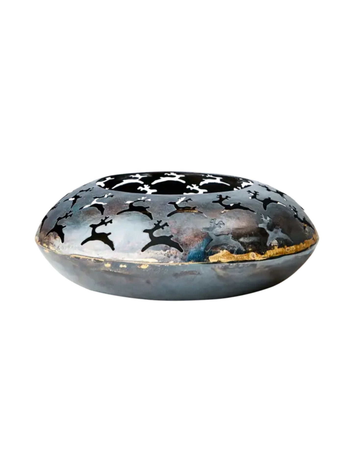 Oryx Candle Holder 22cm - Black Deer - at home