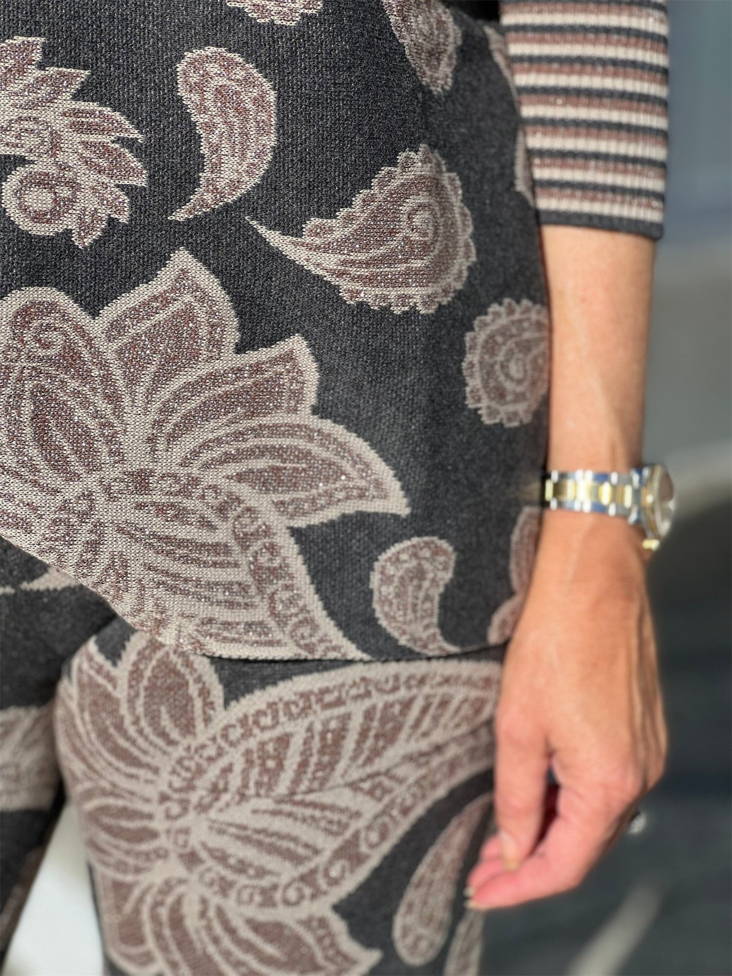 Paisley Mix Pants - Paisley Mix - at home
