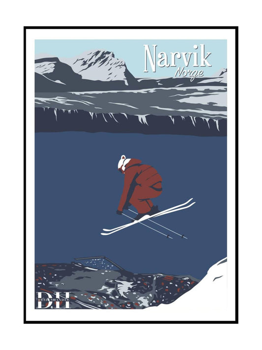 Poster - Narvik 30x40cm - at home