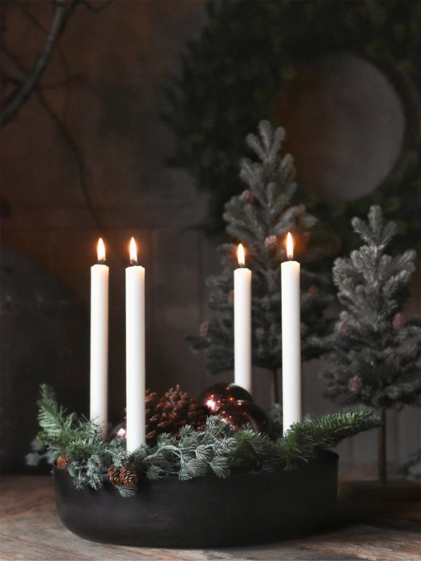 Rund Adventsstake 30cm - at home