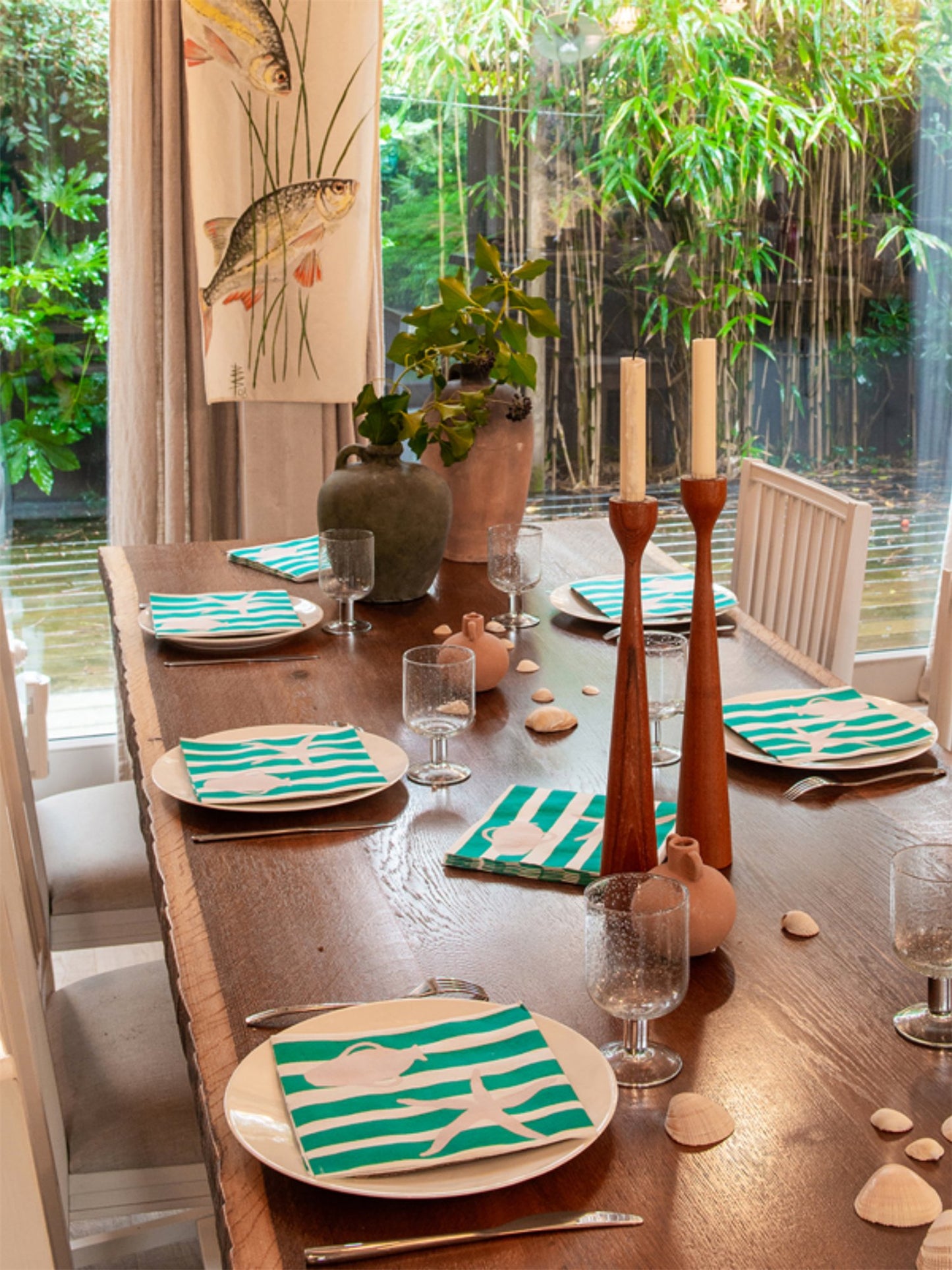 Servietter - Deckchair 40x40cm - at home