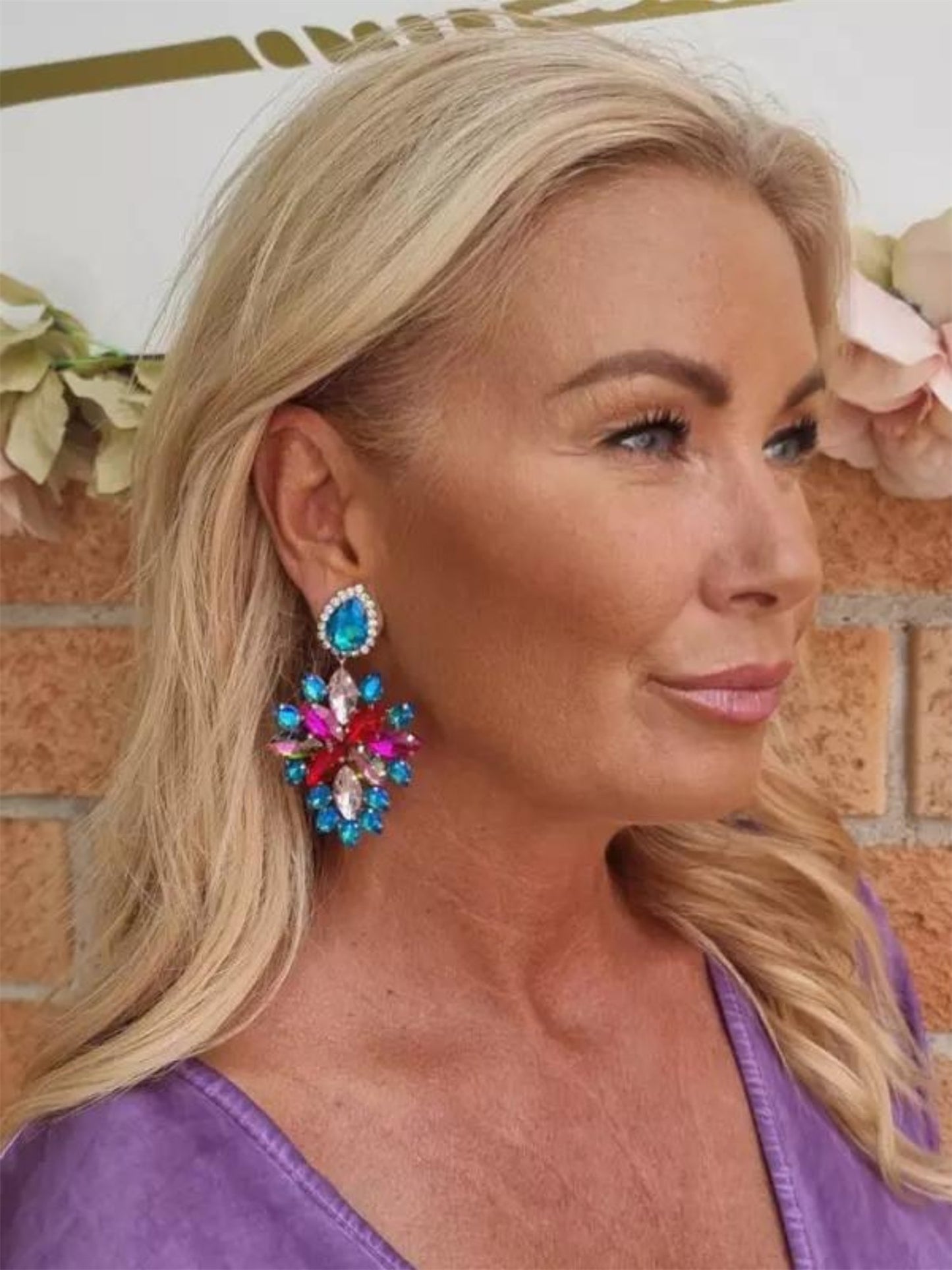 Stylish Earrings - Multi - at home