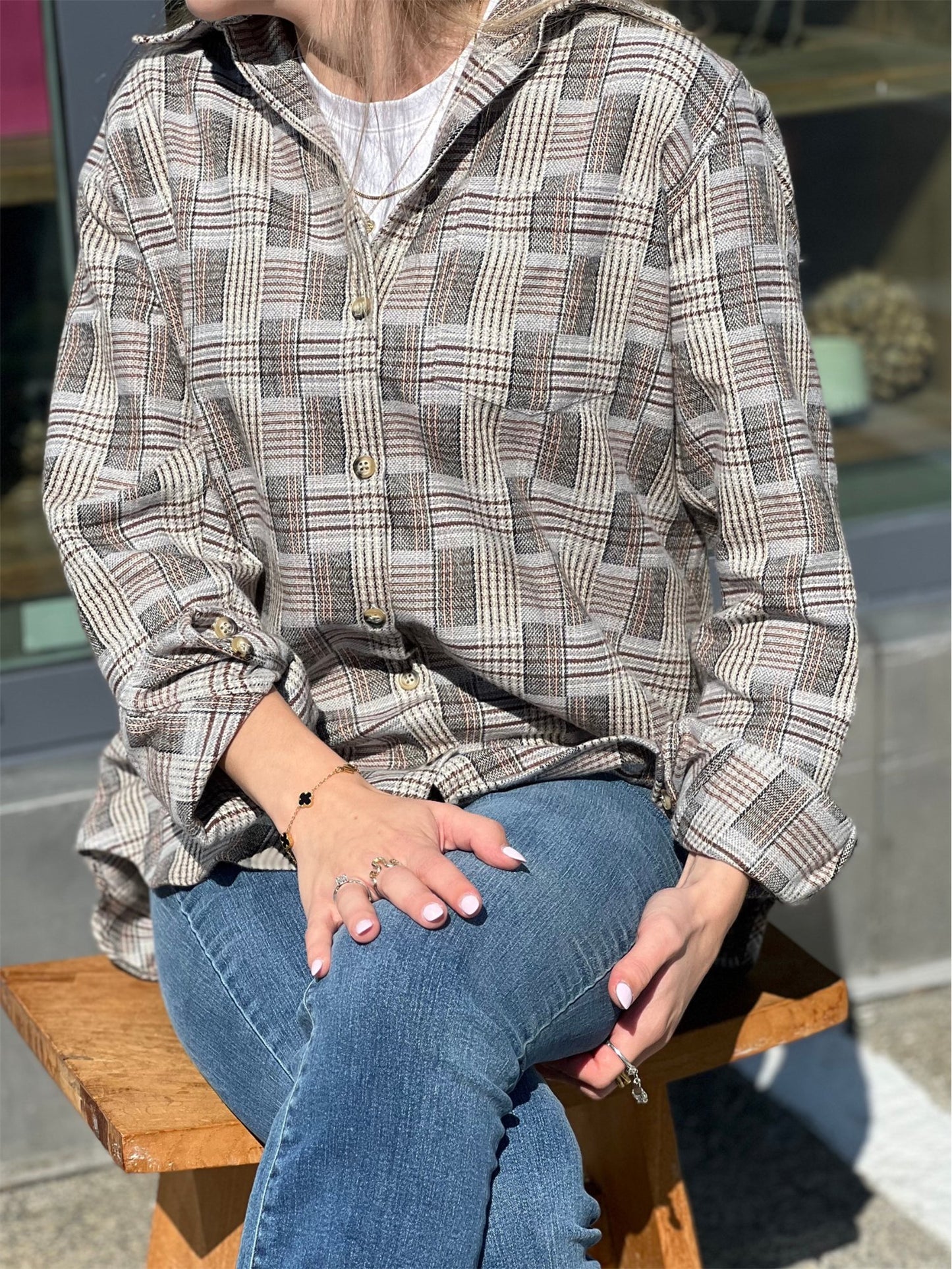 Trudy Shirt - Grey