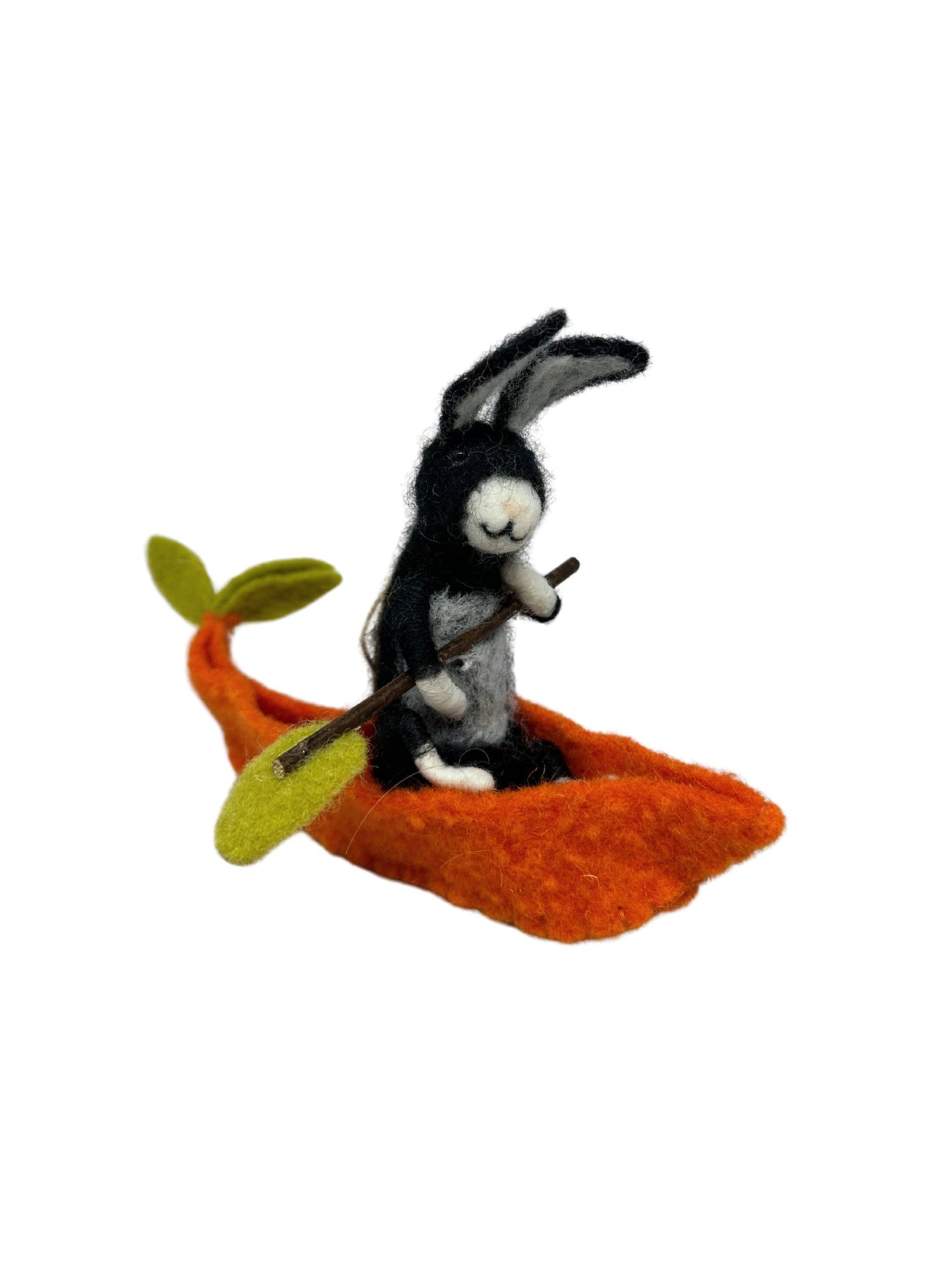 Ulldyr - Kanin Med Padleåre + Kano - at home