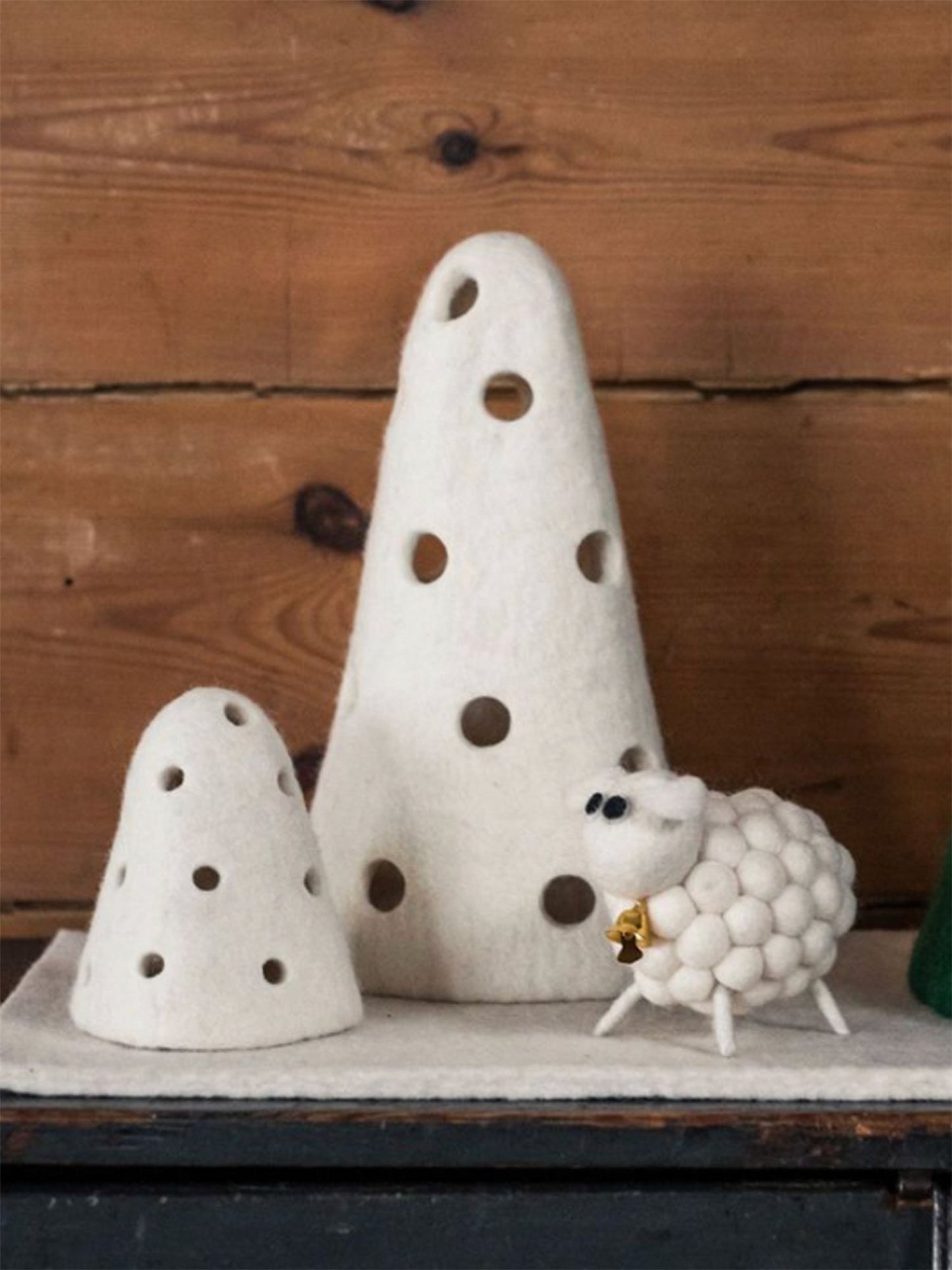 Ullfilt - Snølykt 11 cm - at home