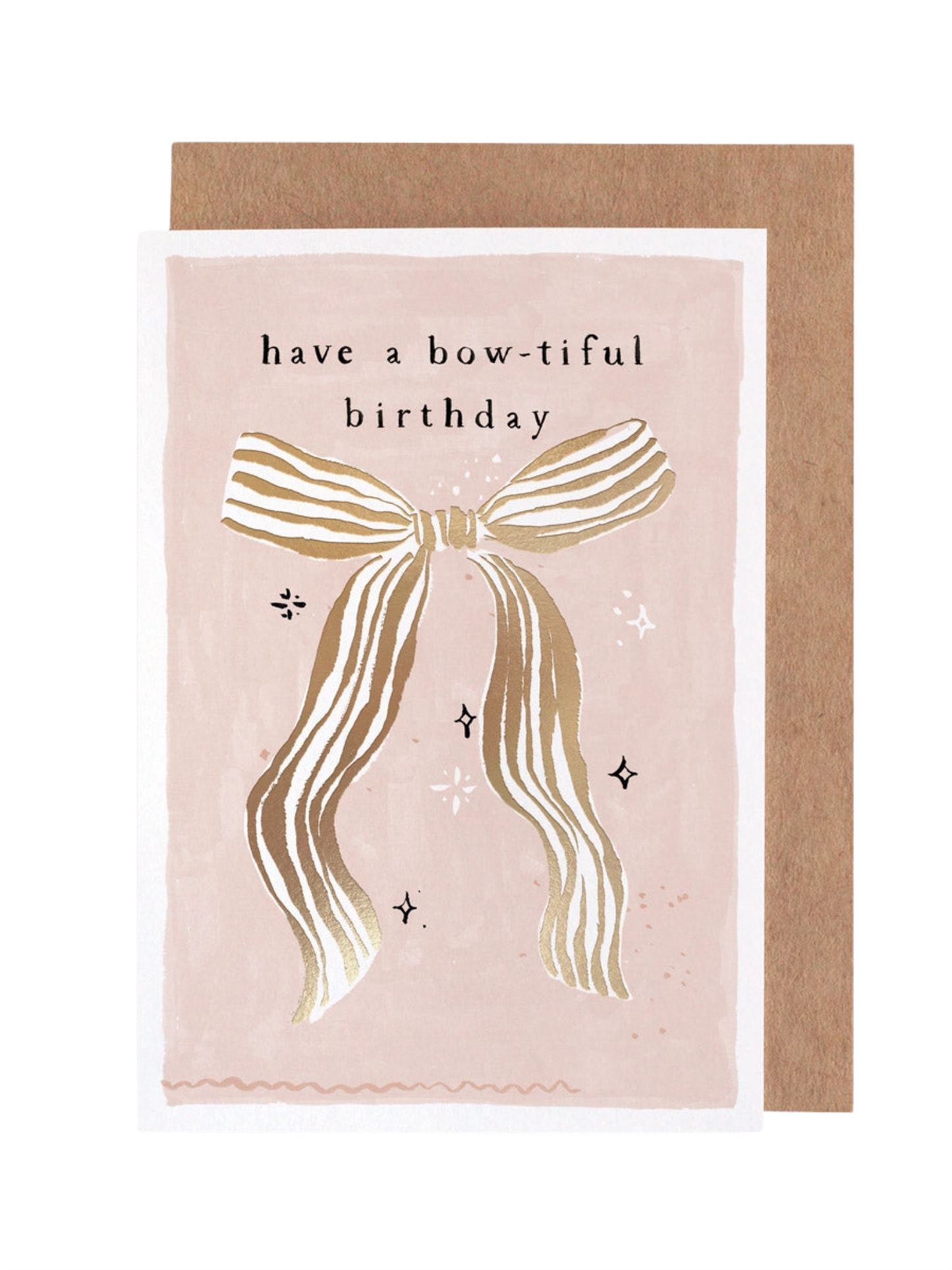 Kort 10.5x15cm - Bow