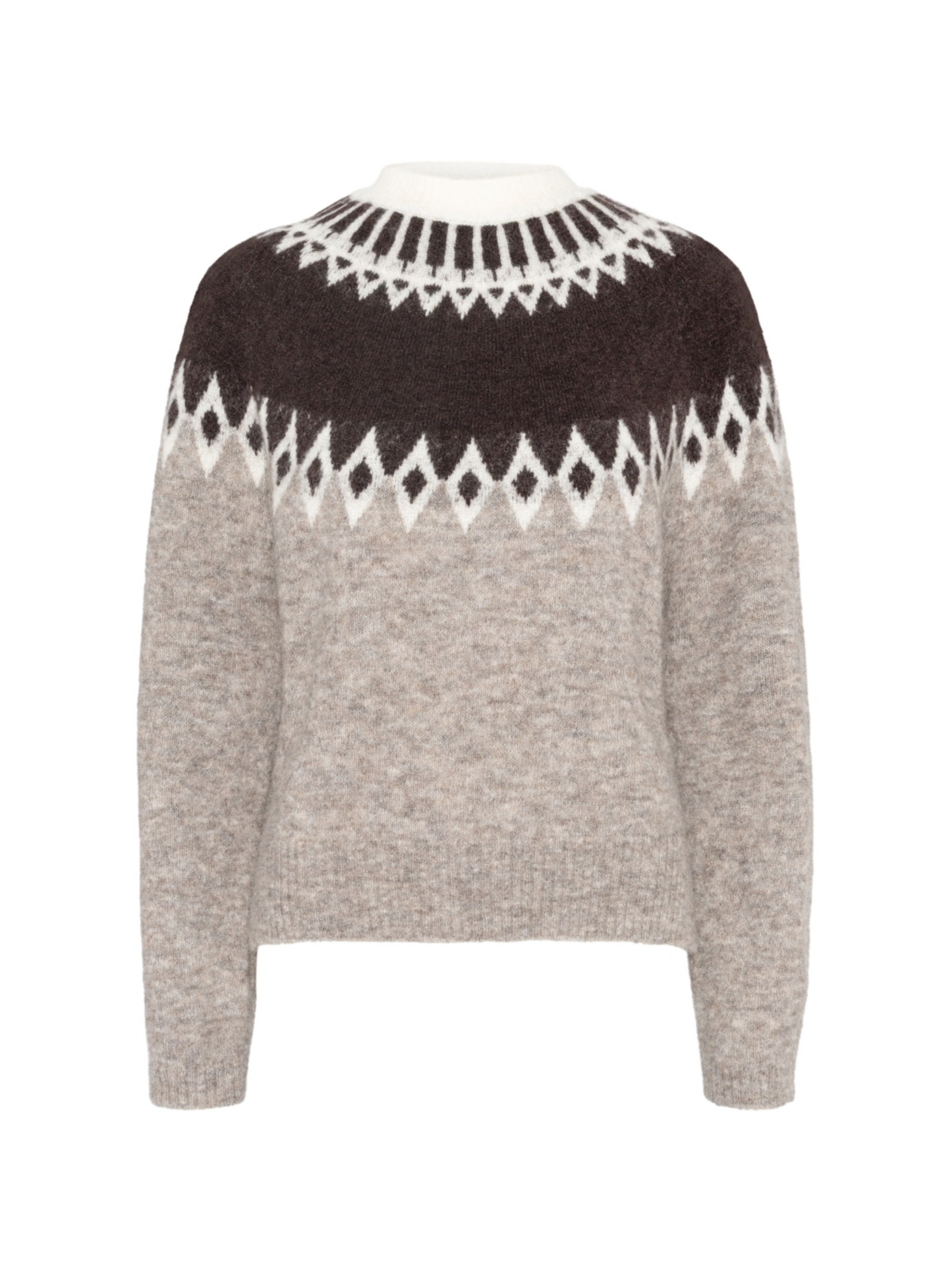 Annie Round Neck With Pattern - Breccia