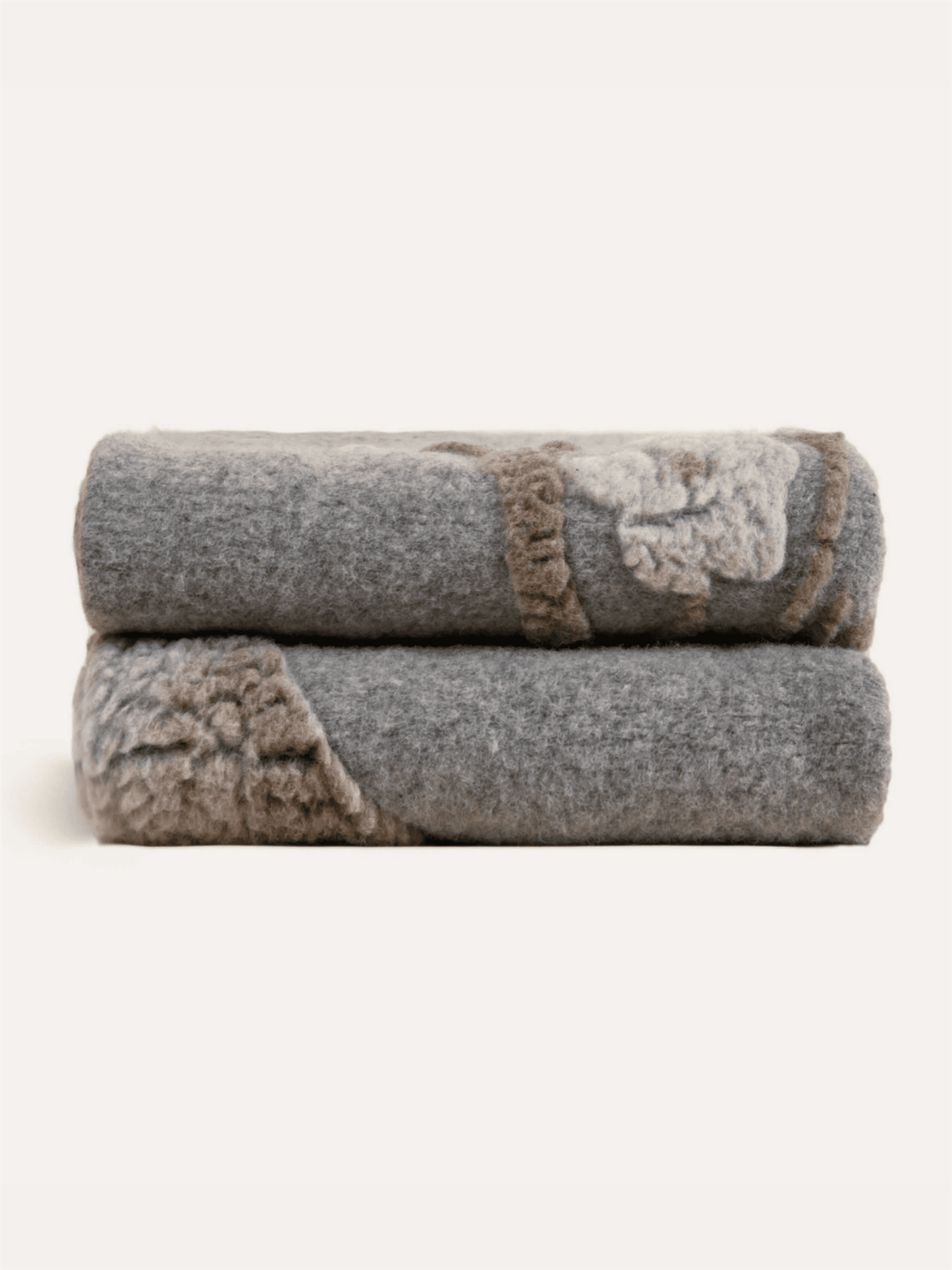 Pledd - Happy Deer 150x190 Boiled Wool