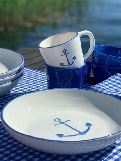 Pastatallerken 25cm Capri - Blue Anker