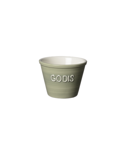 Godis Skål Liten - Sage Med Hvit Tekst