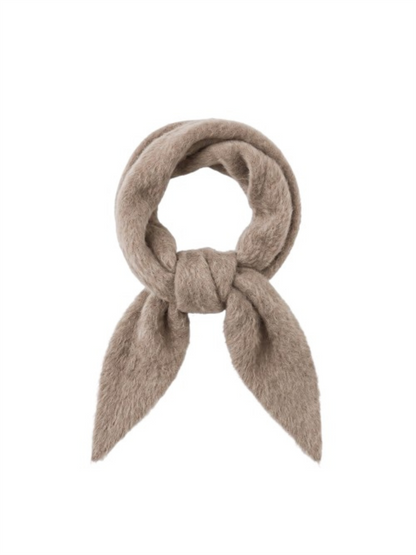 Small Scarf Brushed Cashmere - Beige