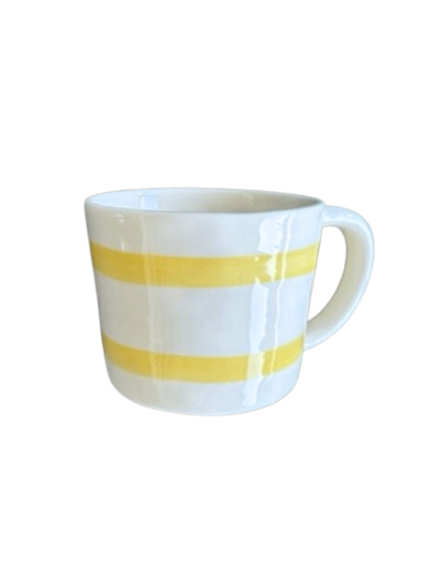 Kopp Cappuccino 35cl Capri - Lemon Stripes