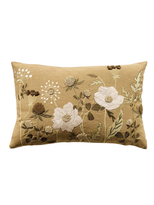 Putetrekk - Broderi Eng Sennep 40x60cm