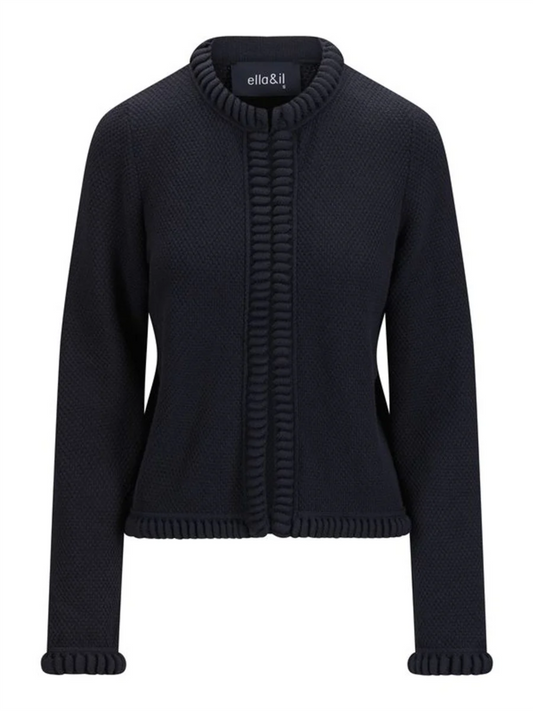 Claire Cotton Cardigan - Navy