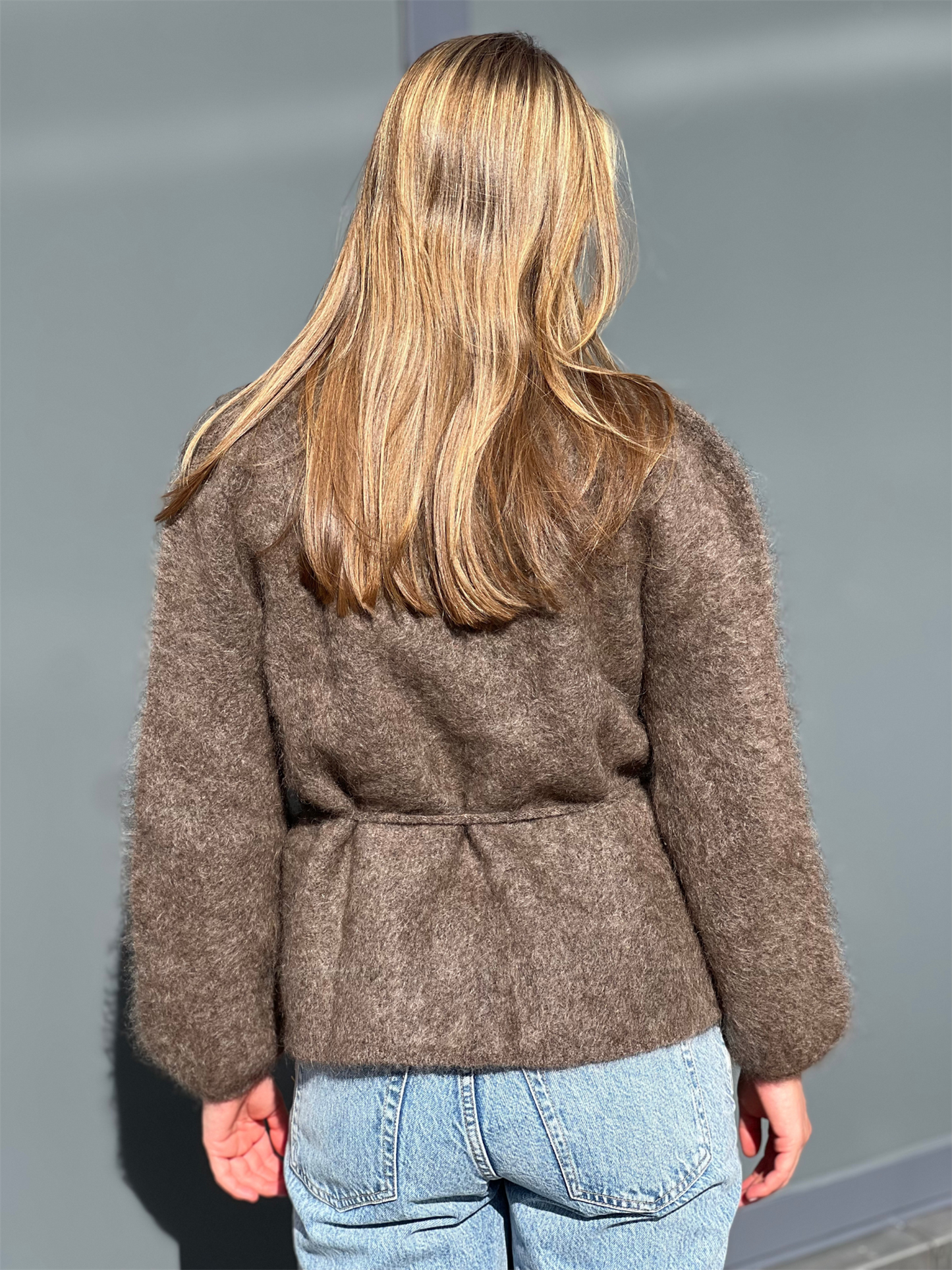 Fredrikke Chunky Cardigan - Brown