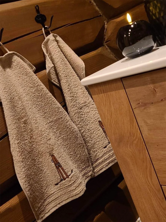 Gjestehåndkle Ski 30x50 - Sand