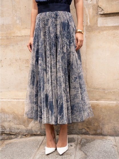 Amber Skirt - Navy Blue