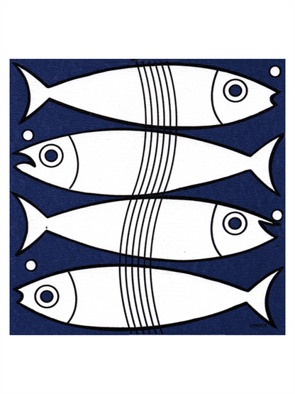 Servietter - Fisk 40x40cm