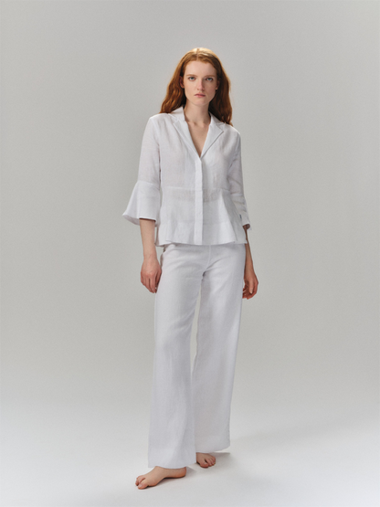 Guro Linen Shirt - White