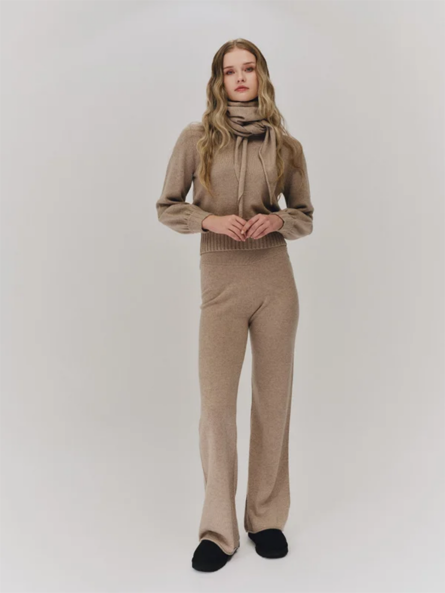 Ronja Casmere Scarf - Beige