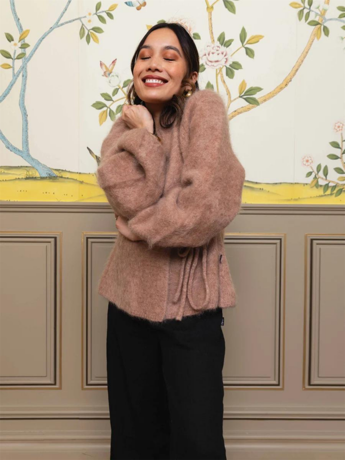 Fredrikke Chunky Cardigan - Beige