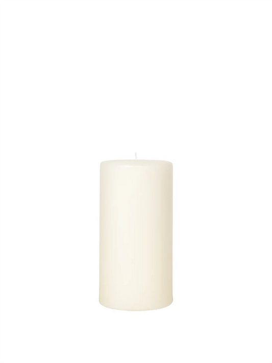 Church Pillar Candle 10x20cm  - Antique White