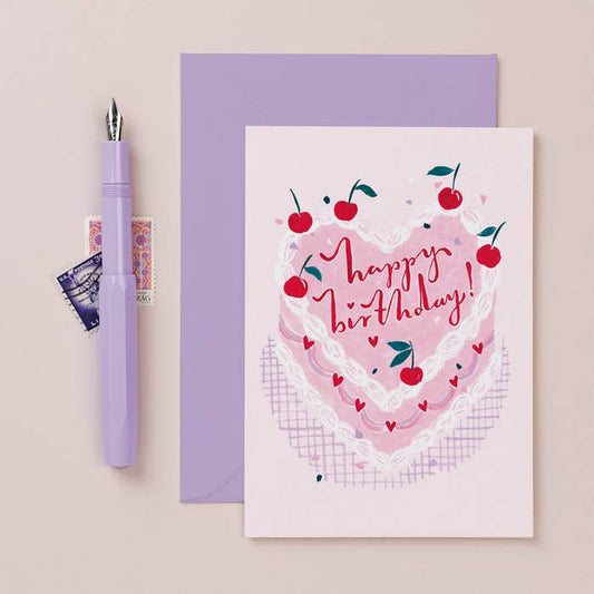 Kort 10.5x15cm - Cherry Cake