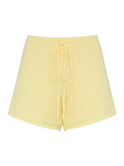 Callie Shorts - Light Yellow