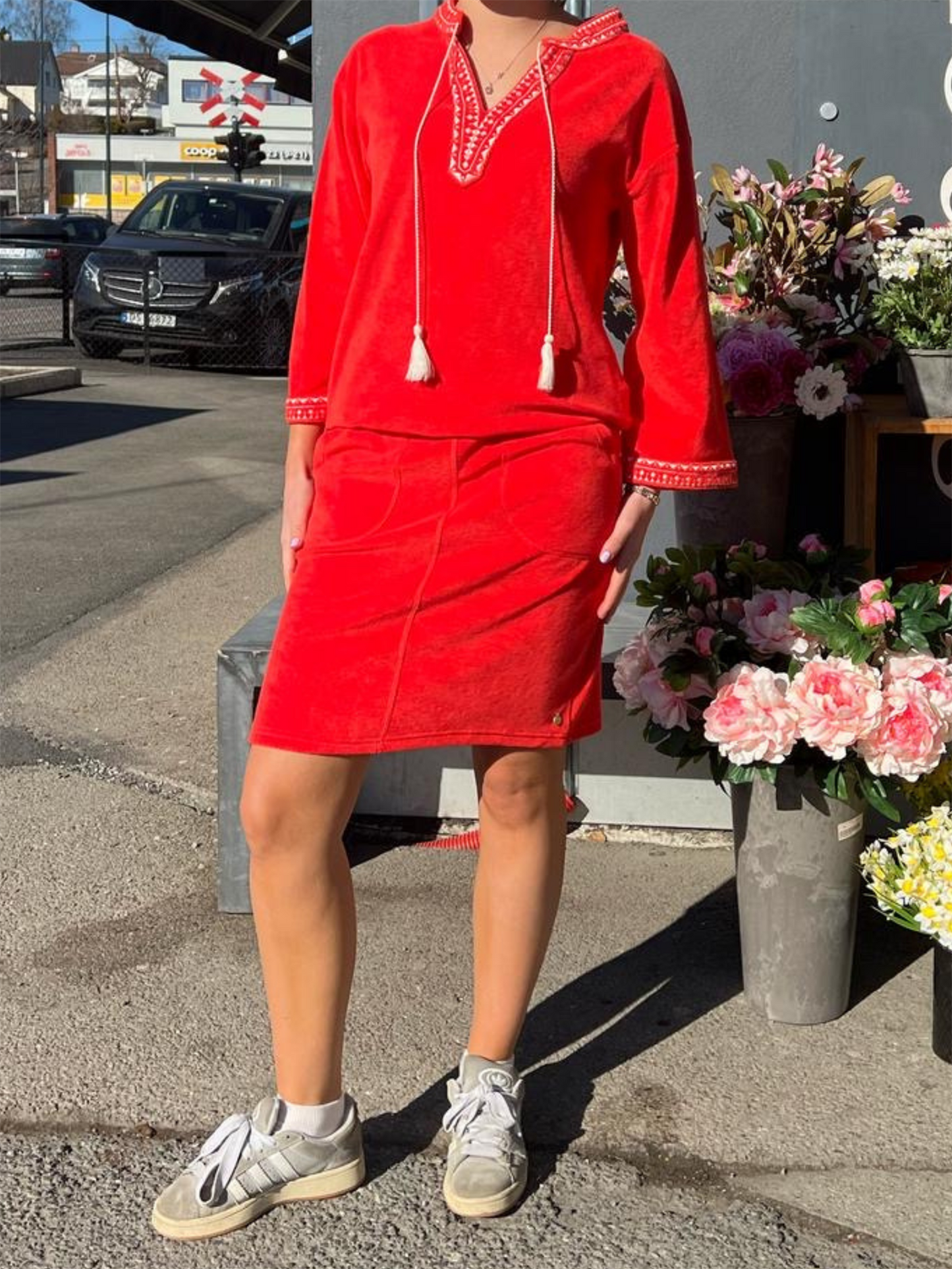 Emma Skirt - Coral