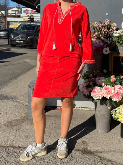 Emma Skirt - Coral