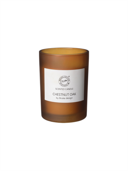 Duftlys Amber 8x10,5cm - Chestnut Oak