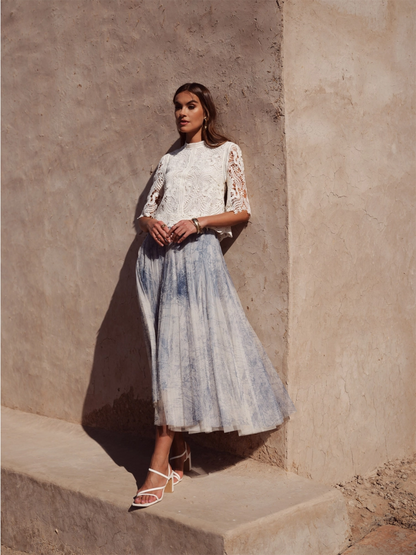 Amber Skirt - Navy Blue