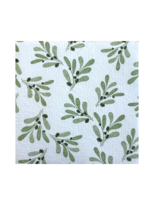 Servietter - Oliven 25x25cm