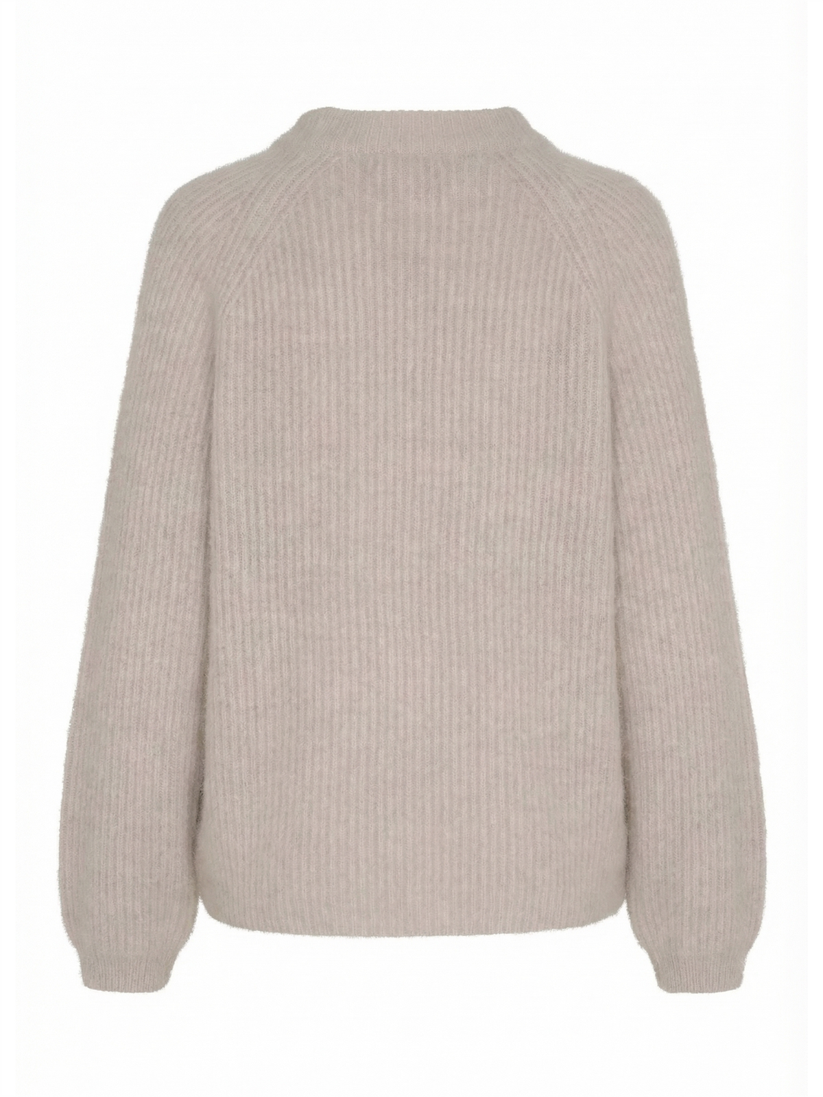 Aria Raccoon Pullover - Light Beige