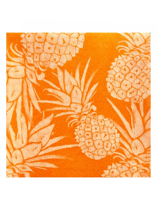 Servietter 40x40cm - Ananas Orange