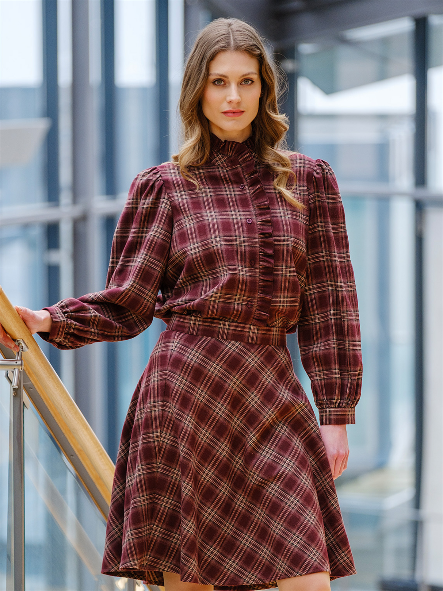 Charlotte Blouse - Wine