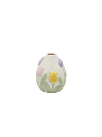 Vase - Tulipaner Oval 12,5x11cm