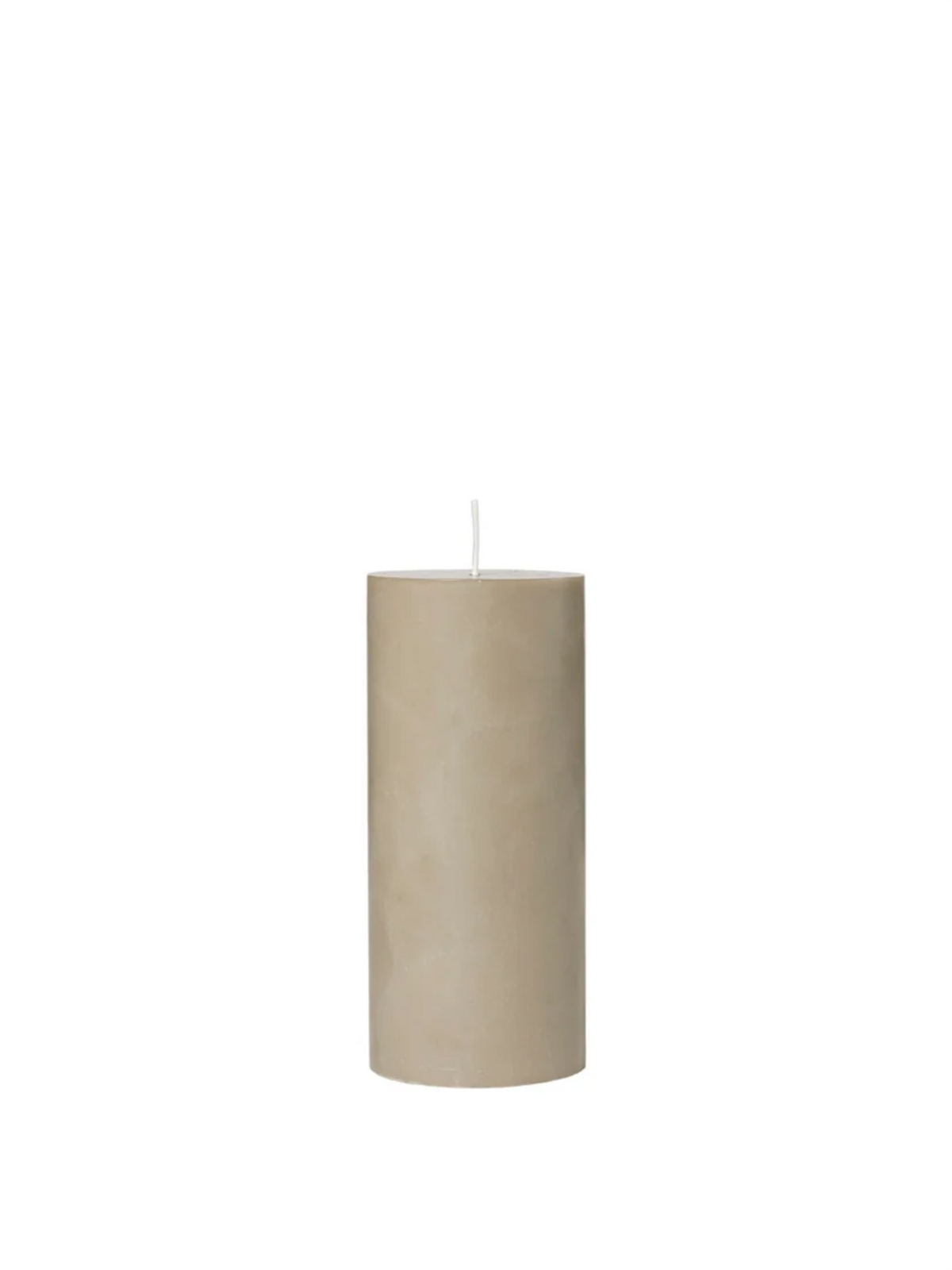 Eco Pillar Candle 15cm - Linen