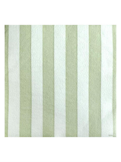 Servietter - Striper Olivengrønn 40x40cm