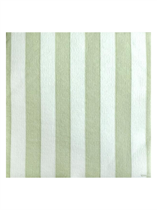 Servietter - Striper Olivengrønn 40x40cm