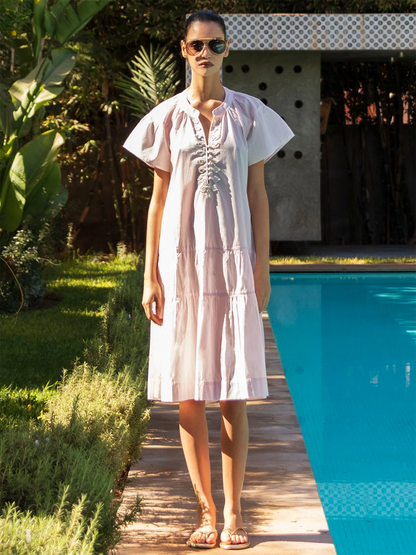 Carnation Midi Dress - Pink