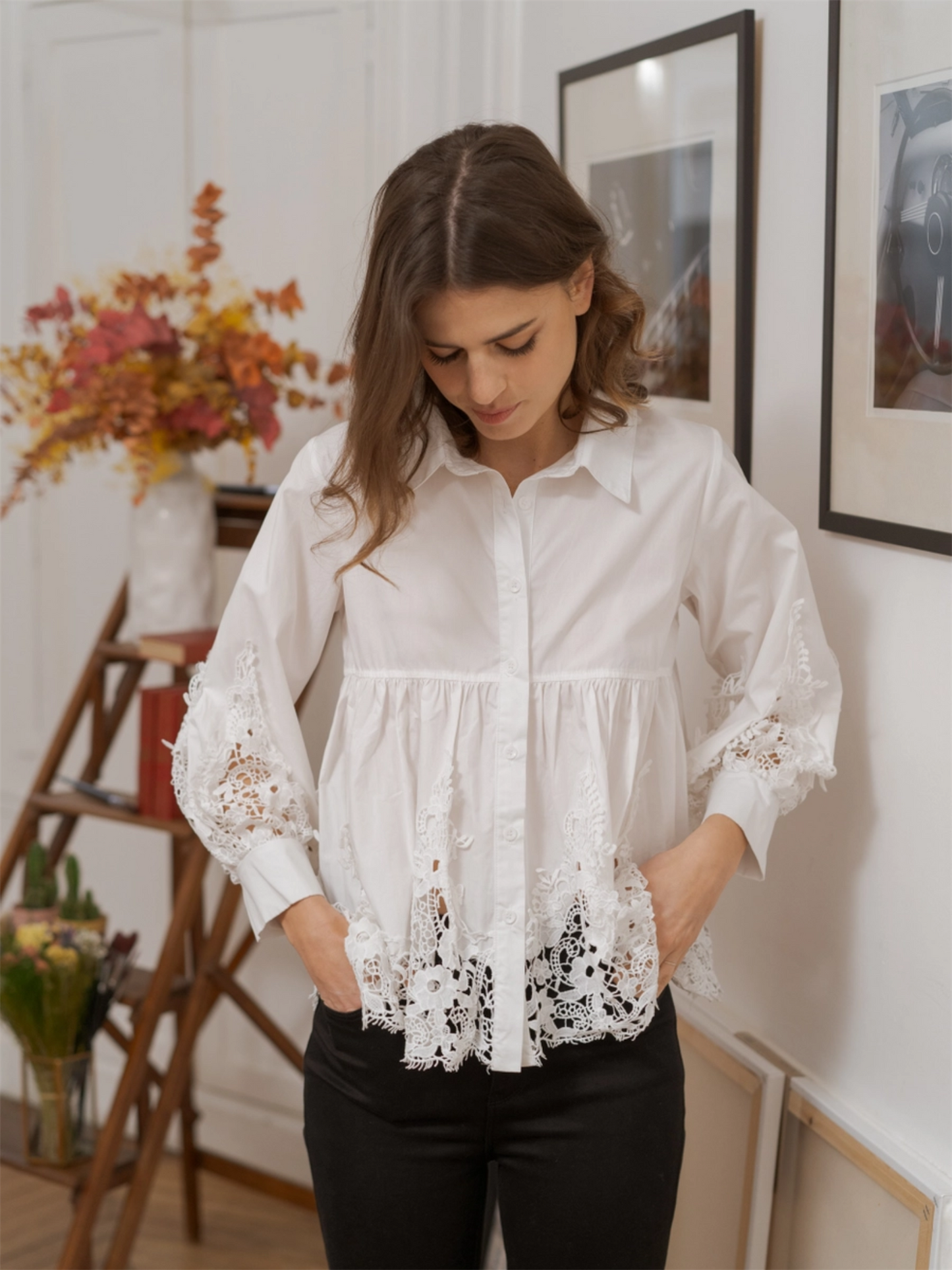 Aimie Shirt - White