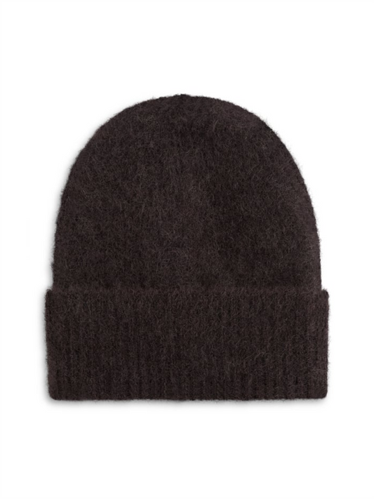 Silje Chunky Hat - Dark Brown