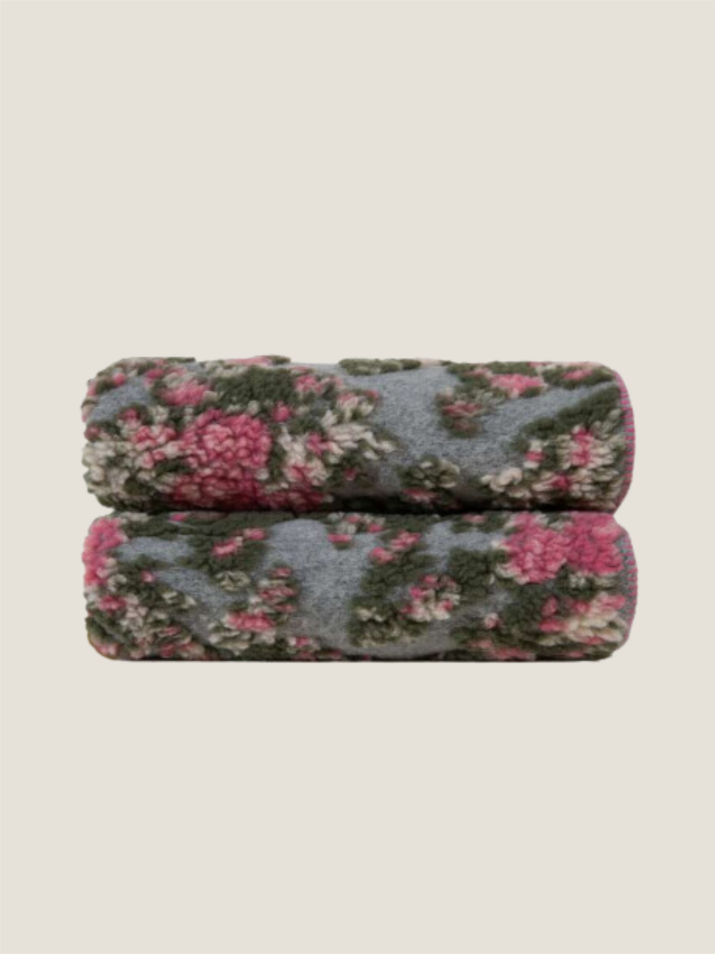 Pledd - Sweet Roses 150x190 Boiled Wool